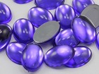 25x18mm 1" x 3/4" Flat Back Acrylic Oval Cabochon High Quality 24 Colors 20 PCS