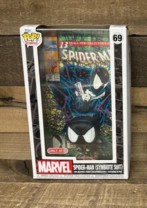 ⚡️Funko Pop! Marvel Comic Covers #13 Spider-Man Symboite Suit 69 Figura NUEVO⚡️ - Imagen 1 de 4