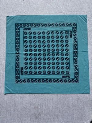 Vintage BMW M Lifestyle Bandana Scarf Blue 1990s Very RARE M Style Unused - Image 1 of 4