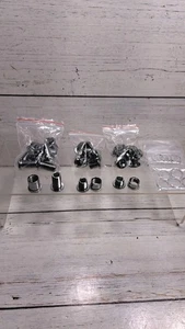 Kettenblattschrauben Schrauben Disc Kurbelgarnitur Muttern Kettenrad + 10 Stück Scheiben für MTB - Bild 1 von 9