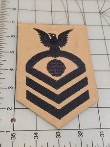 Original US Navy Chief Petty Officer Electrician's Mate Tan 4089 - Picture 1 of 2