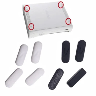 MARKENLOS 4x Gummifüße Rubber Feet für Xbox One S X XBox 360 SLIM XBox Series S X Konsole