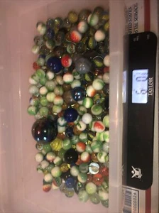 Vintage antike Murmeln Regular & Shooters Sammlung großes Lot 6 Pfund #G - Bild 1 von 4