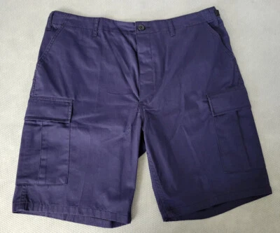 Men's Cargo Shorts Size 35" to 39" Navy Blue Rothco BDU Shorts 37572 Foto 1 de 4