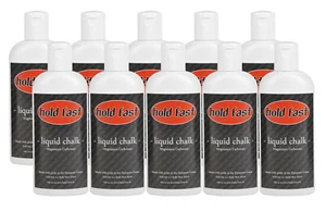 hold fast Liquid Chalk, 10 x 200 ml, harter Grip im 10er Pack! Magnesia Kreide - Bild 1 von 4