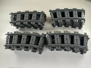 x20 LEGO 6070018 Train City RC Pistas Curvas Piezas de Pista de Tren - Imagen 1 de 1