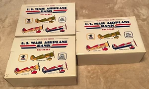 SET OF 3 U.S. MAIL AIRPLANE BANKS 1929, LIMITED ED, 1:32, NEW - Picture 1 of 12