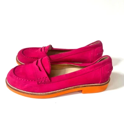 Mocasín de gamuza rosa TOD'S para mujer talla 37 / EE. UU. 6 / REINO UNIDO 4 hecho en Italia Foto 1 de 4
