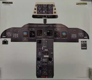 Training Crue Graphics Bombardier CRJ 700 Student Handheld Poster 17X17 - Bild 1 von 2
