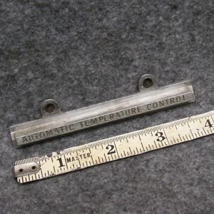 1964-1965 Pontiac Bonneville Automatic Temperature Control Dash Emblem OEM 50335 - Picture 1 of 3