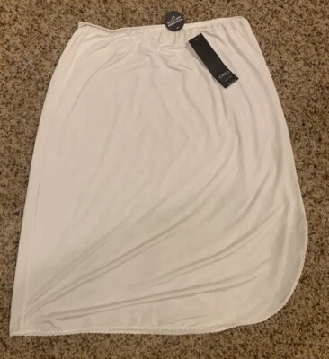 Jones New York Media Slip Mujer Mediano Blanco Microfibra Anti Adherencia Firma Foto 1 de 4