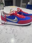 Nike Waffle Trainer 2 SP Shoes Blue Red Silver DC2646-400 Men's 10.5 BH