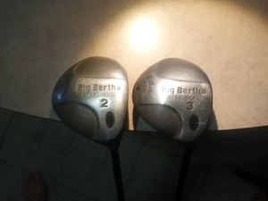 Callaway Big Bertha SteelHead Woods Set 2+3 wood Ladies Gems Graphite Shaft RH - Picture 1 of 8