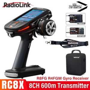 Radiolink RC8X 8CH 2.4G RC Transmitter and R8FG R4FGM Gyro Receiver Touch Screen - Picture 1 of 25