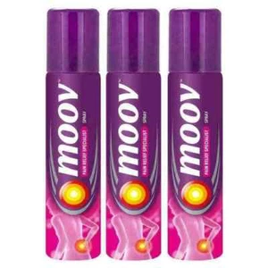 Quick Action Moov Pain Relief Spray Lasting Relief Body Muscle Pain 80g Set Of 3 - Picture 1 of 6