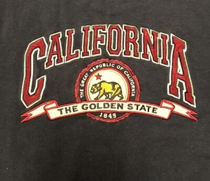 California The Golden State Long Sleeve Mens LG Great Republic Bear Flag A19 - Picture 1 of 4