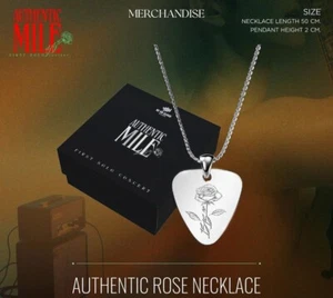 Mile Phakphum 1st Solo Concert 2024 Authentic Rose Necklace Kinnporsche Thai BL - Picture 1 of 1