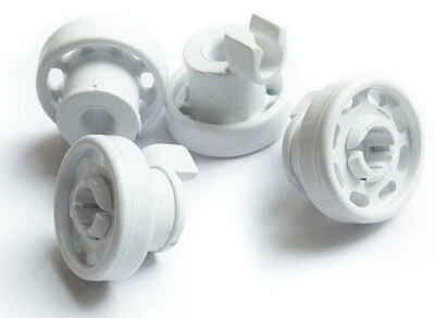 4 St. Korbrollen Rolle oben passend für Spülmaschine Bosch Siemens 00424717 - Bild 1 von 3