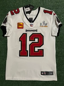Autentica maglia Nike Elite Tom Brady Tampa Bay Buccaneers Super Bowl 55 taglia 40 - Foto 1 di 15