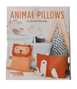 Leisure Arts Animal Pillows - 8 Crochet Designs - By Tara Cousins - Picture 1 of 11