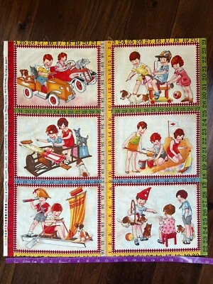 Wee Play by American Jane Patterns Sandy Klop Moda Two 22”x23 1/2” Panel /fabric - Image 1 of 4