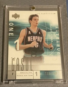Pau Gasol rookie flight team #138 very nice #110/250 - Picture 1 of 3