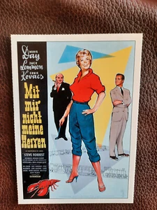 MIT MIR NICHT | 1959 | CINEMA Filmkarte Karte | Doris Day | Jack Lemmon - Bild 1 von 1