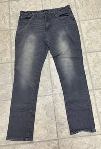 Carbon Jeans Men's 36x32 Blue Light Wash Low Rise Slim Straight Leg (36" x 31") - Picture 1 of 14