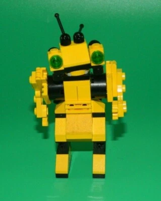 Vintage Classic Space Lego Spy Bot 1498 Yellow Custom Instructions Complete -13  - Image 1 of 4