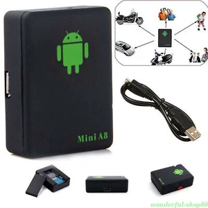 Mini A8 Real Time GPS Tracke Global Locator track DeviceGSM For Car Kid Pet - Picture 1 of 14