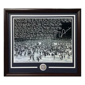 Chris Chambliss Yankees Signed 16x20 Framed Photo 1976 Hr Story Auto Fanatics - Picture 1 of 9