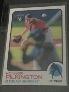 Konnor Pilkington 2022 Topps Heritage High Number Rookie Card (#633)