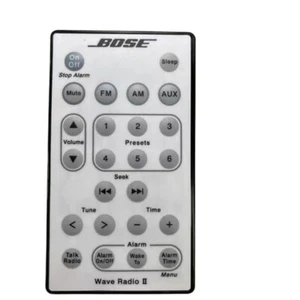 Genuine Bose Wave Music System white Remote Control for AWR1B1 AWR1B2 Radio/CD - Picture 1 of 4