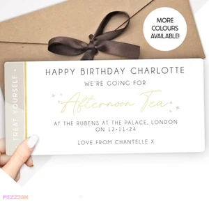 Afternoon Tea Gift Voucher - Custom High Tea Experience For Birthday, Christmas - Picture 1 of 13