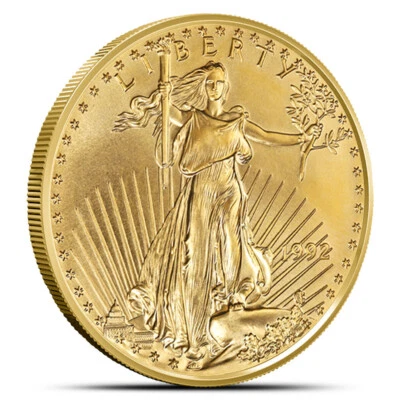 1992 1 oz American Gold Eagle Coin - Image 1 of 2