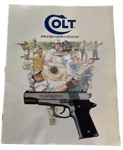 1990 Colt Firearms Catalog Poster Quality Rifles Handguns Photos 19 pages - Picture 1 of 8