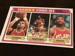 1981-82 TOPPS 1980-81 ATLANTA HAWKS TEAM LEADERS #44 - Picture 1 of 1
