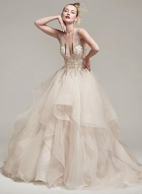 Sottero & Midgley by Maggie Sottero - Amelie wedding dress - size 12 - Image 1 of 4