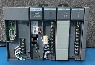 ALLEN BRADLEY SLC500 5/02 1746-A4 Rack con Módulos Enchufables - Sin Probar Foto 1 de 4