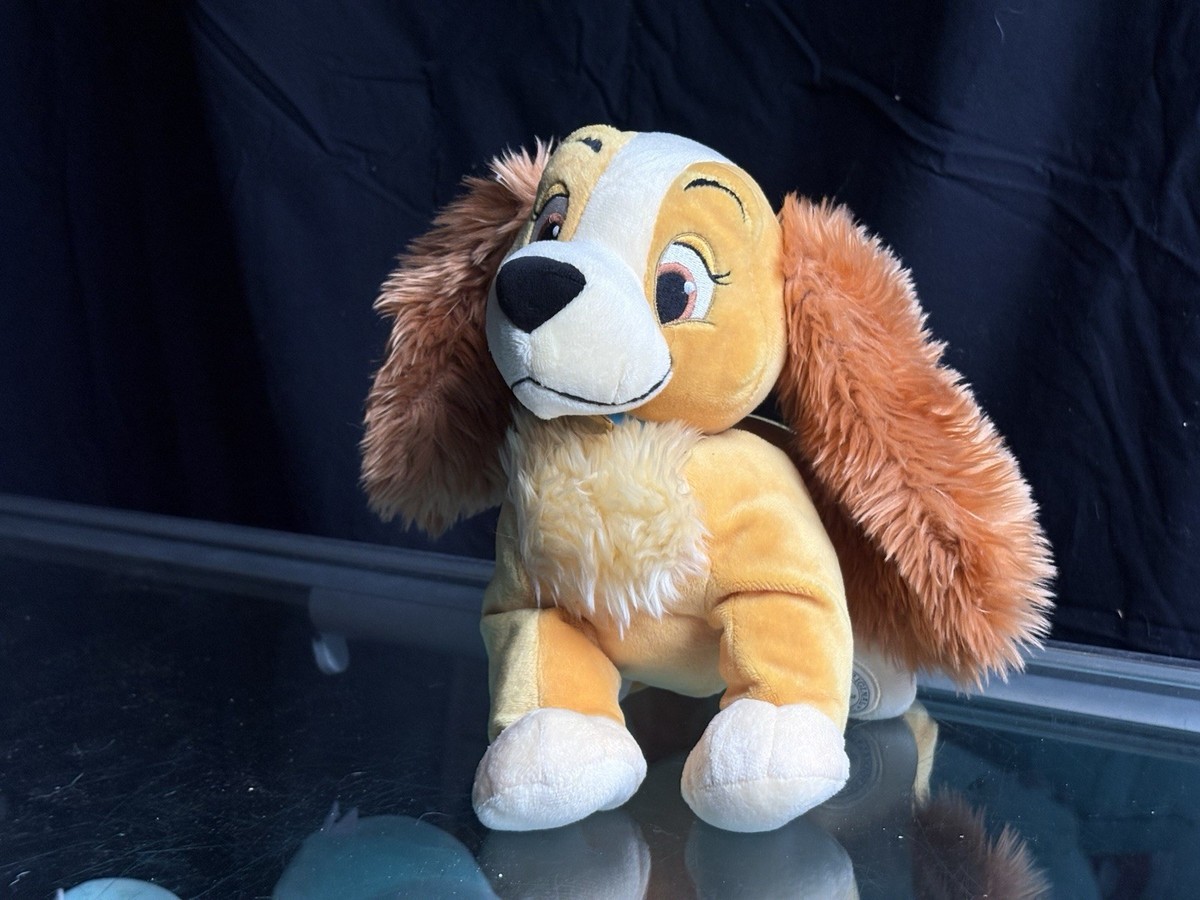 希少★WALT Disney's Lady and the TRAMPぬいぐるみ Disney Store Authentic Lady Plush Lady and the Tramp New
