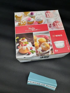 WECK Rundrand-Glas 6x Muffinformen und Glasdeckel 165ml - Bild 1 von 2