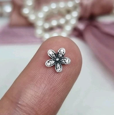 Genuine Pandora Dazzling Daisy Petite Floating Locket Charm  S925 ALE 💕 R44c - Image 1 of 3