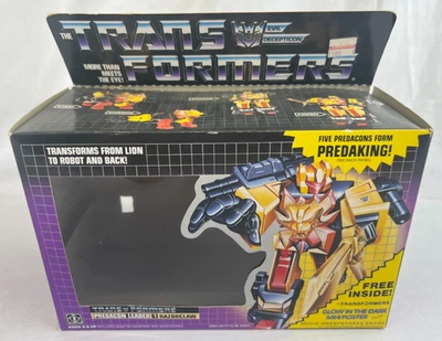 Razorclaw Box Only 1986 Vintage Hasbro G1 Transformers Foto 1 de 4