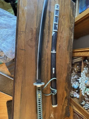 Меч ручной работы Кусабимару накладной монтаж 1095 стальной японский самурайский меч косплей - Изображение 1 из 4