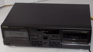 REPRODUCTOR/GRABADOR DE CASETE ESTÉREO HX PRO 24W Technics RS-TR373 DE COLECCIÓN - Imagen 1 de 12