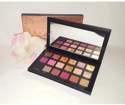 100% Authentic Huda Beauty Remastered ROSE GOLD EYESHADOW PALETTE NEW In Box  Foto 1 de 4