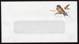 Scott #U696 Barn Swallow Forever Stamped Entire Envelope #6 3/4 - Window - Picture 1 of 1