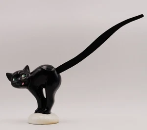 Statuina Hummel gatto nero porta brezel anni 50, servitore da tavola #Z4 - Foto 1 di 10