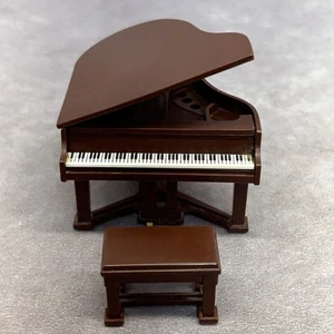 Mobili casa delle bambole Fisher Price - pianoforte e seduta - mancano pochi pedali - Foto 1 di 12