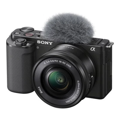 Sony Fotocamera mirrorless 24,2Mpx APS C ZV E10K Kit 16 50 mm F3.5 5.6 OSS II - Immagine 1 di 3